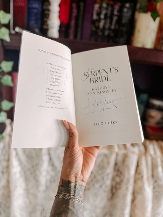 The Serpent's Bride: A dark vampire romance SIGNED by Kathryn Ann Kingsley