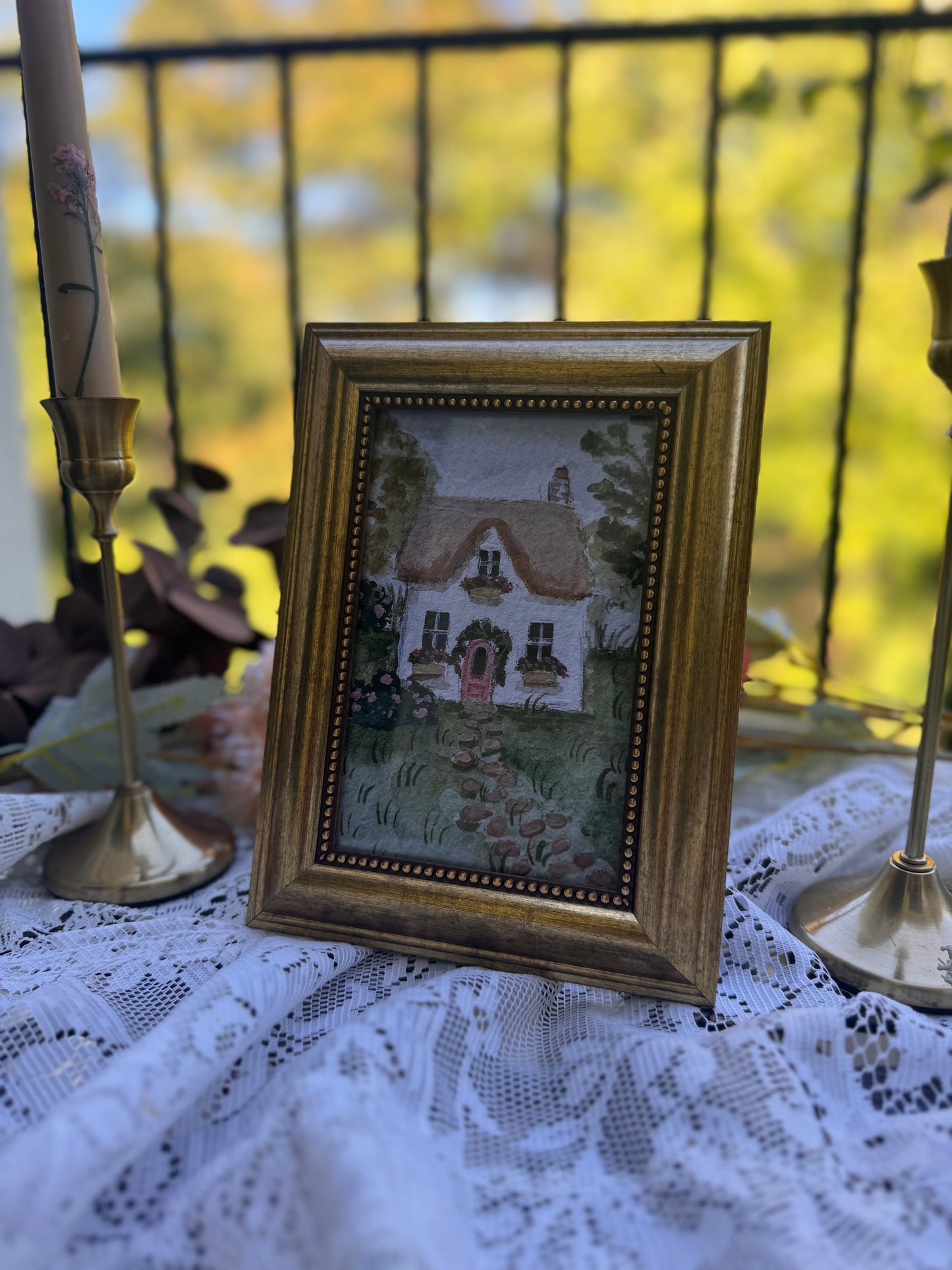 Rosewood Cottage – 4x6 Framed Art Print