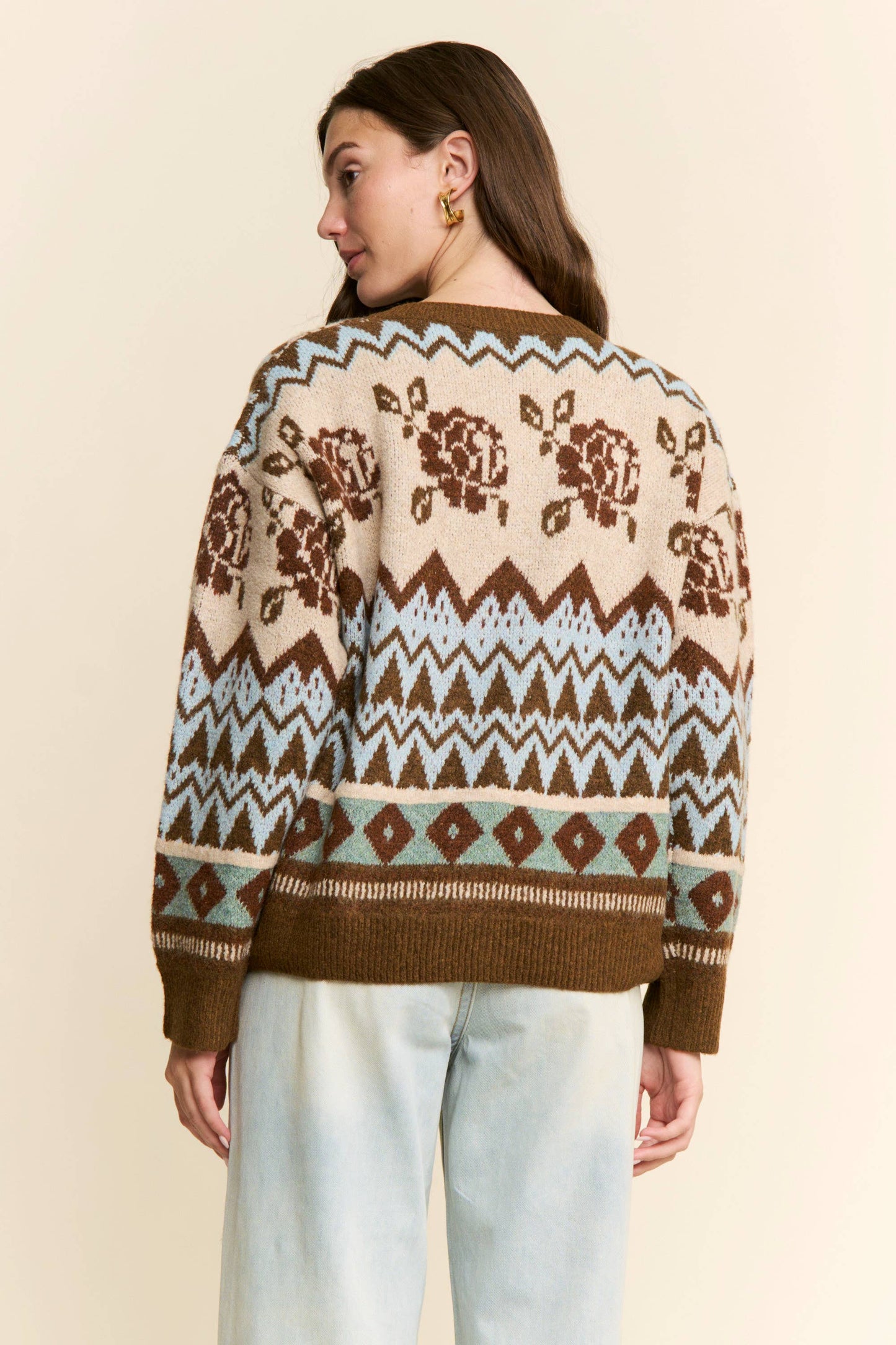 Vintage Rose Cottage Cardigan