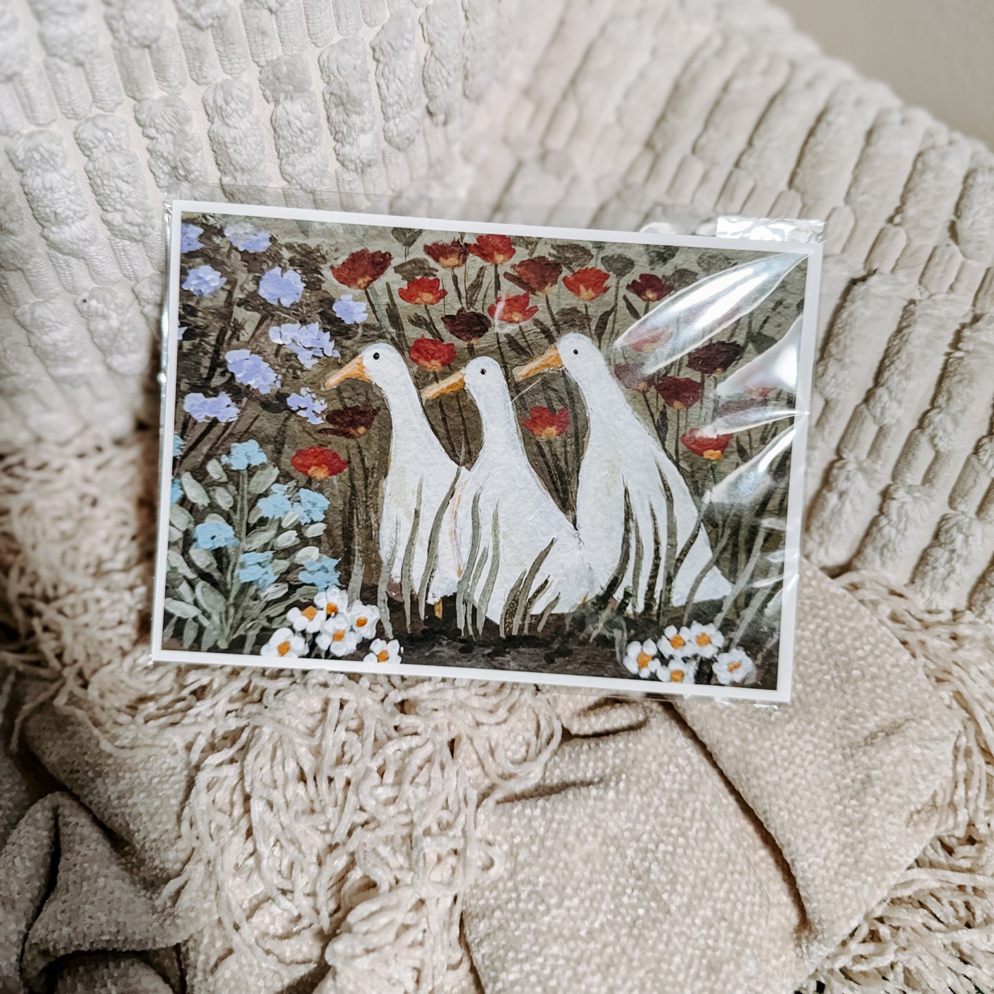 The Meadow Walk – 5x7 Art Print With or Without frame