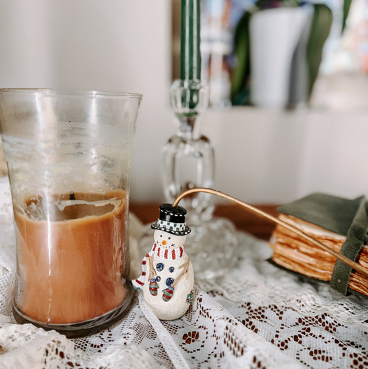 Vintage Snowman Candle Snuffer