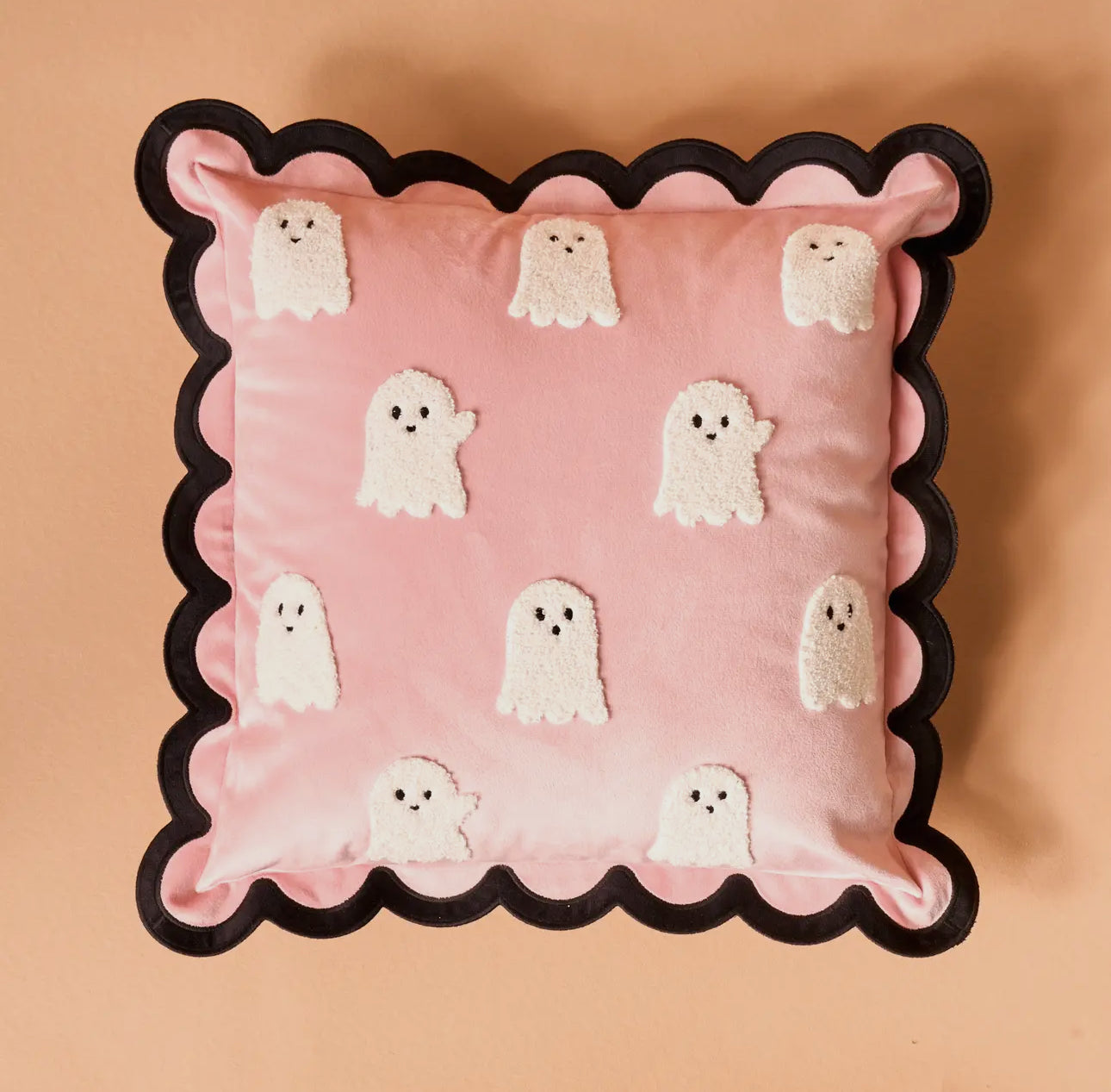 The Boo Crew Scalloped Pillow