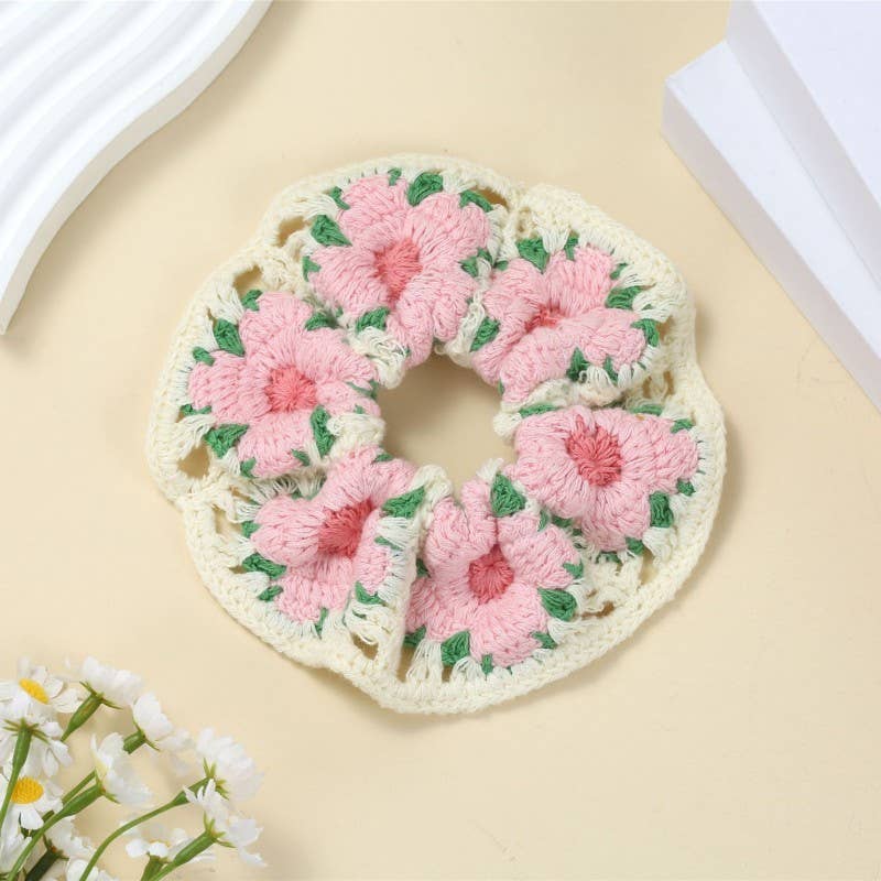 Handmade Crochet Scrunchies Collection