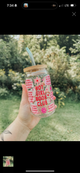 Hot girls book club glass 16 oz