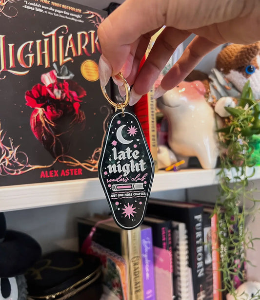 Late Night Readers Club Keychain πβ¨
