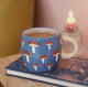 Enchanted Toadstool Mug – Blue Ceramic