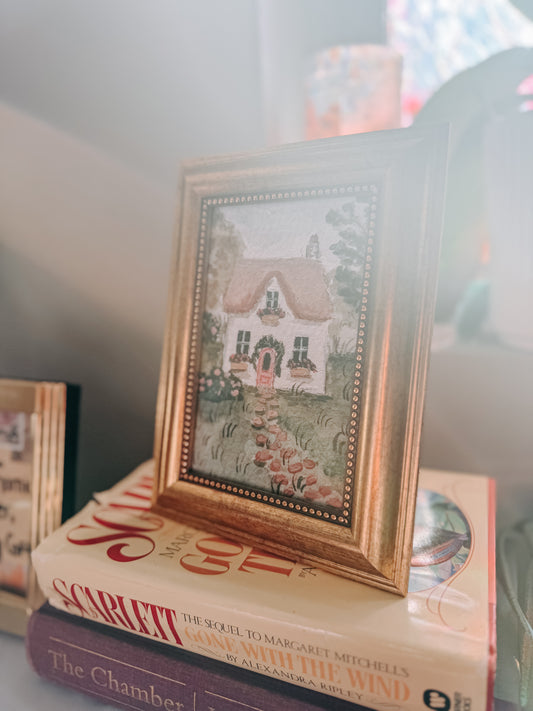 Rosewood Cottage – 4x6 Framed Art Print