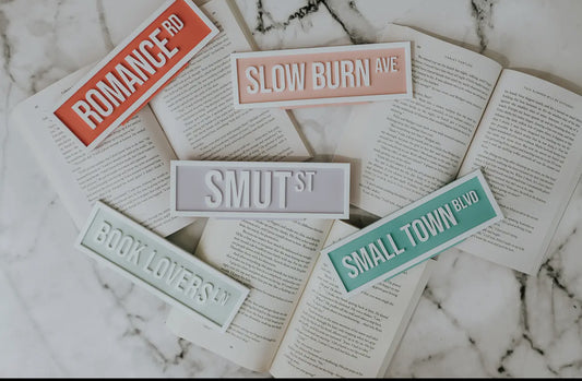 Smut St. Acrylic Shelf Sign