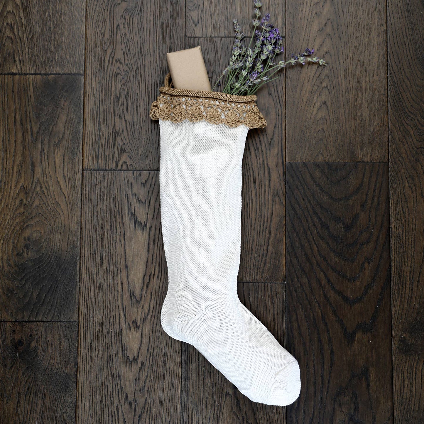 Cottage Hearth Knit Stocking