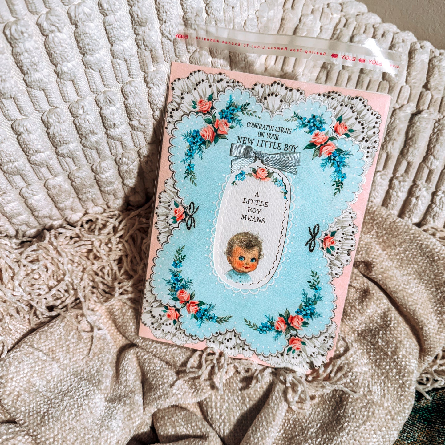 “New Little Boy” Greeting Card