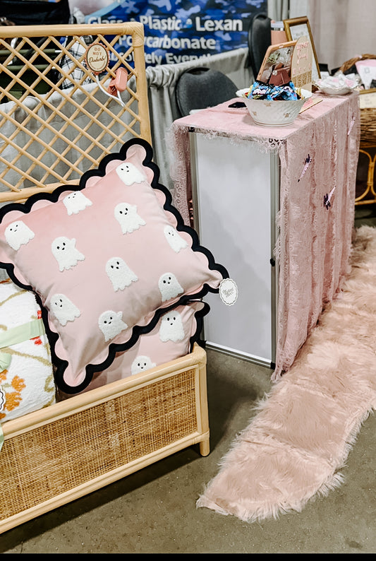 The Boo Crew Scalloped Pillow