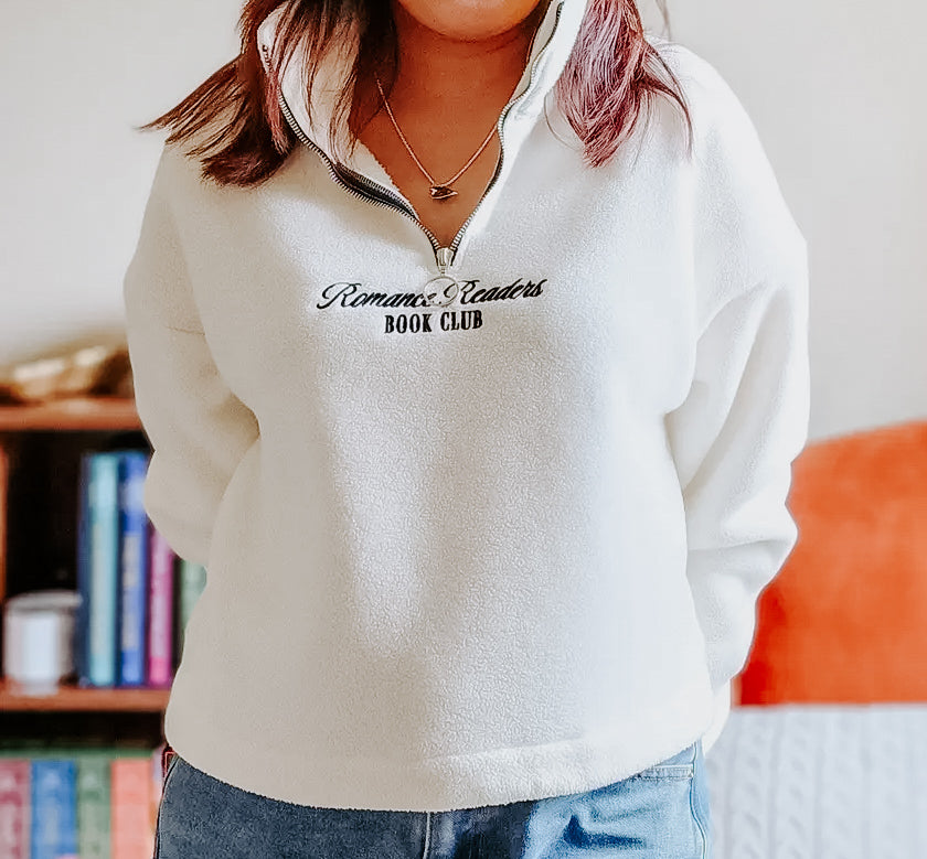 Romance Readers Club Sherpa Pullover