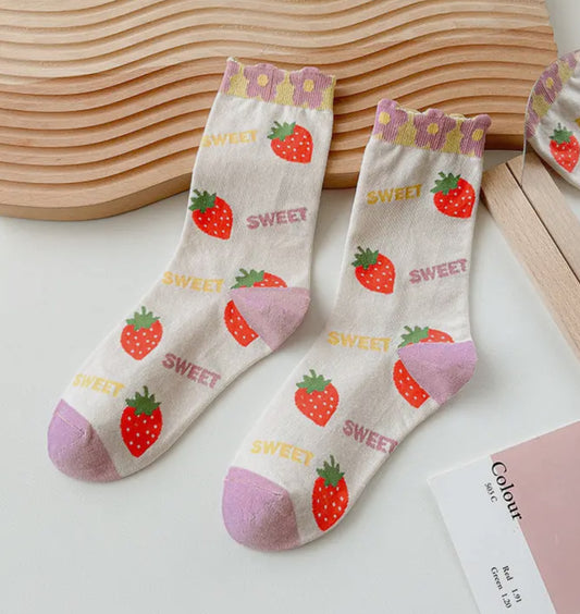 Blossom Beauty Cottage Socks
