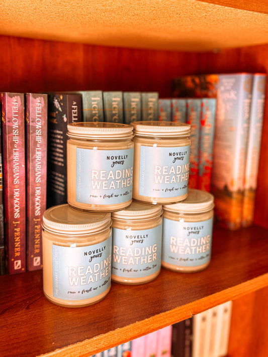 Reading Weather Candle – Novelly Yours