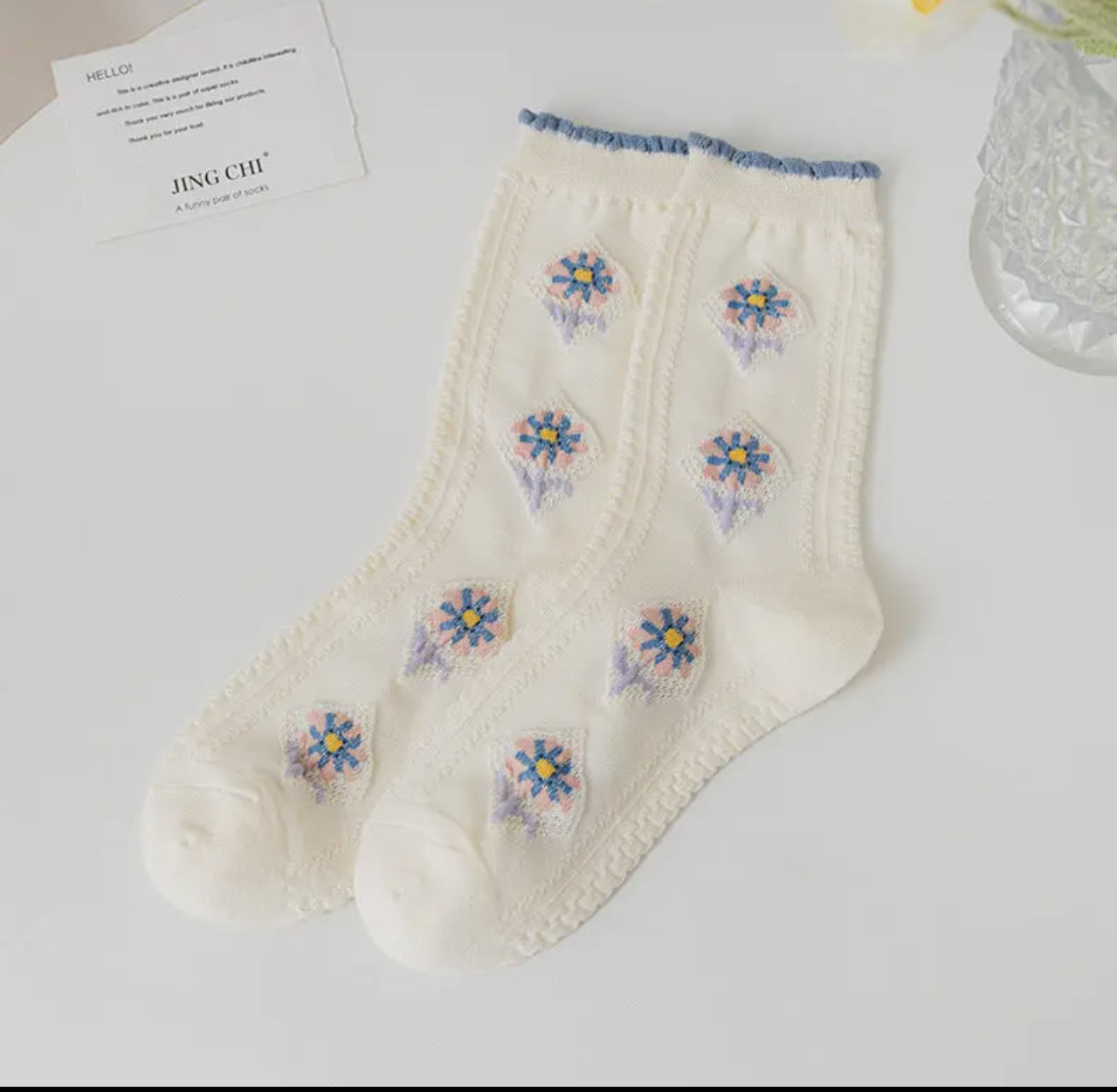 Blossom Beauty Cottage Socks