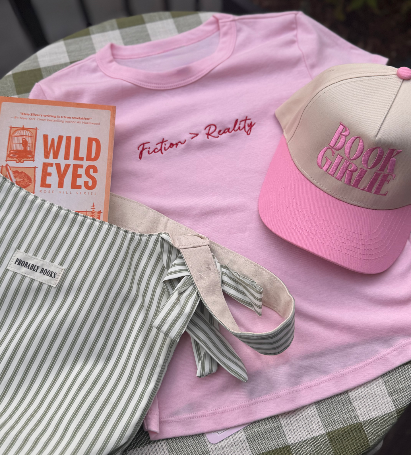 Fiction > Reality Embroidered Baby Tee