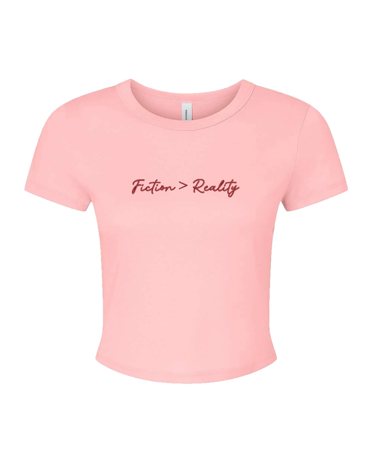 Fiction > Reality Embroidered Baby Tee