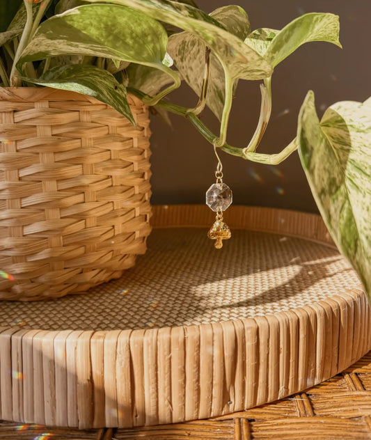 Mushroom Glow Plant Charm