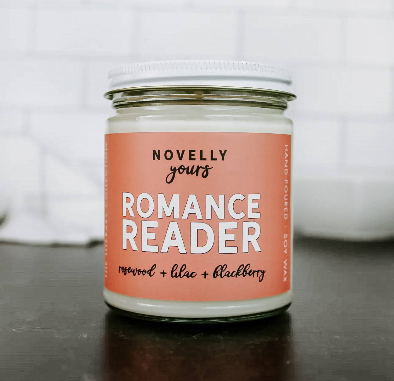 Romance Reader Candle – Rosewood + Lilac + Blackberry 🕯💗