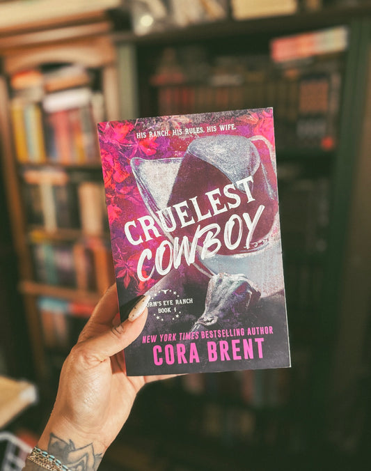 Cruelest Cowboy By: Cora Brent SIGNED BOOKPLATE & print