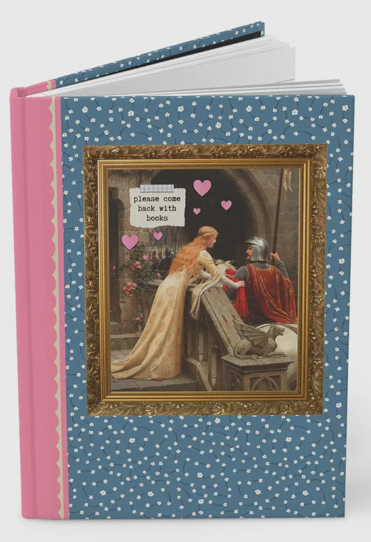 📖 “Please Come Back With Books” Notebook