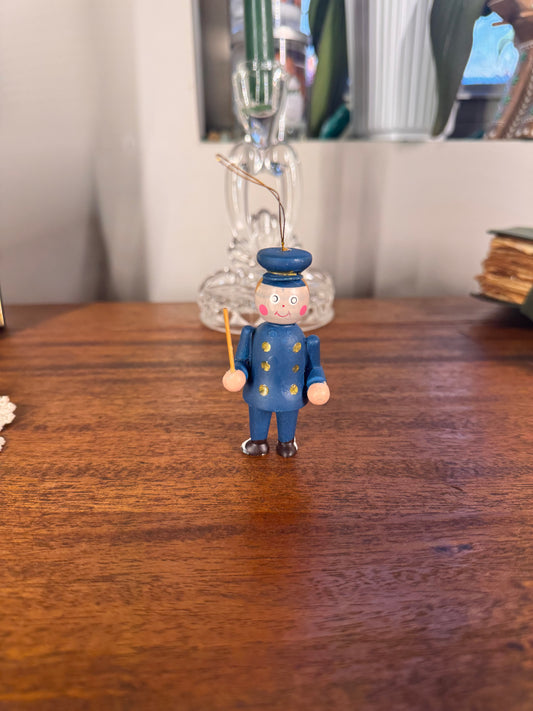 Vintage wooden operator ornament