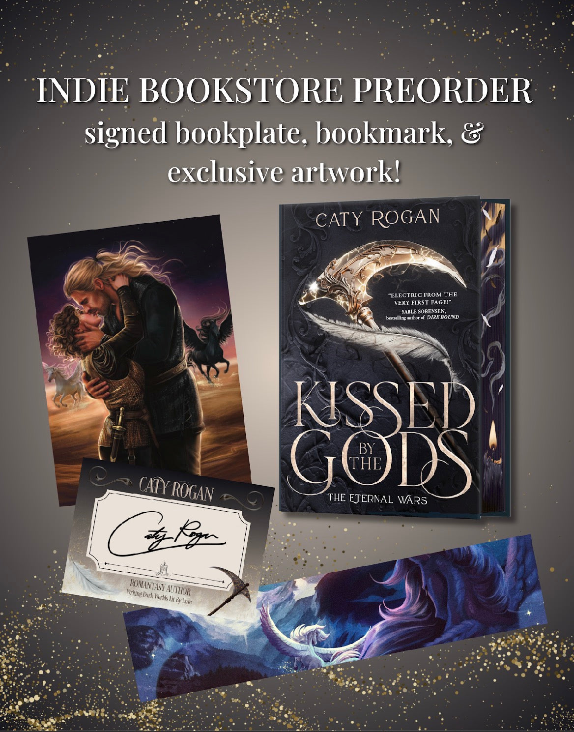 Kissed By The Gods Deluxe By: Caty Rogan PREORDER