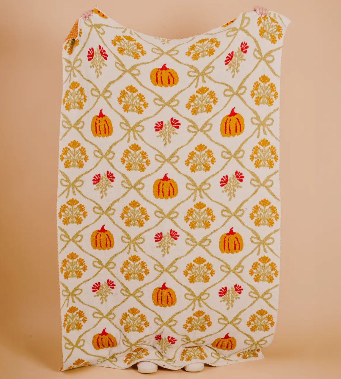 Patchwork Pumpkins Luxe Blanket