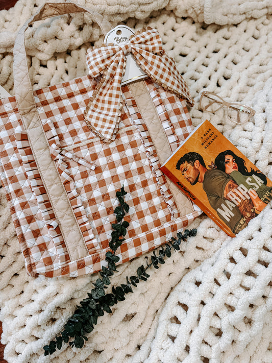 Maple Meadow Gingham Tote