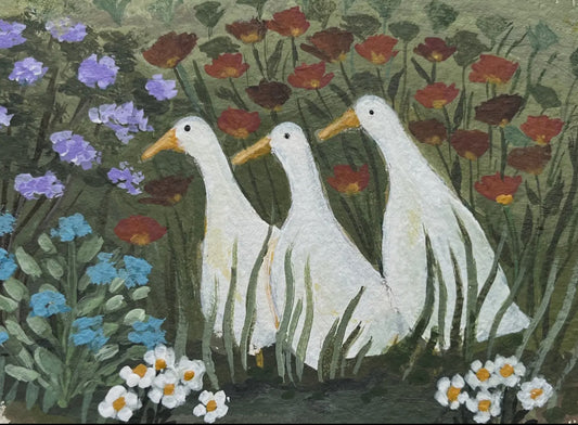 The Meadow Walk – 5x7 Framed Art Print