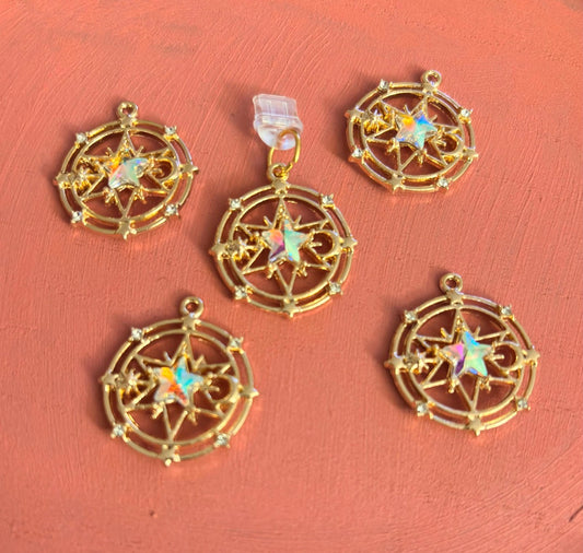 Celestial Compass Kindle Dust Plug Charm