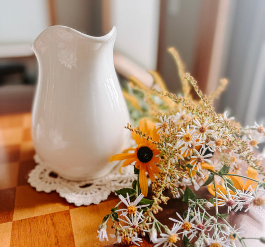 Antique Ironstone Pitcher