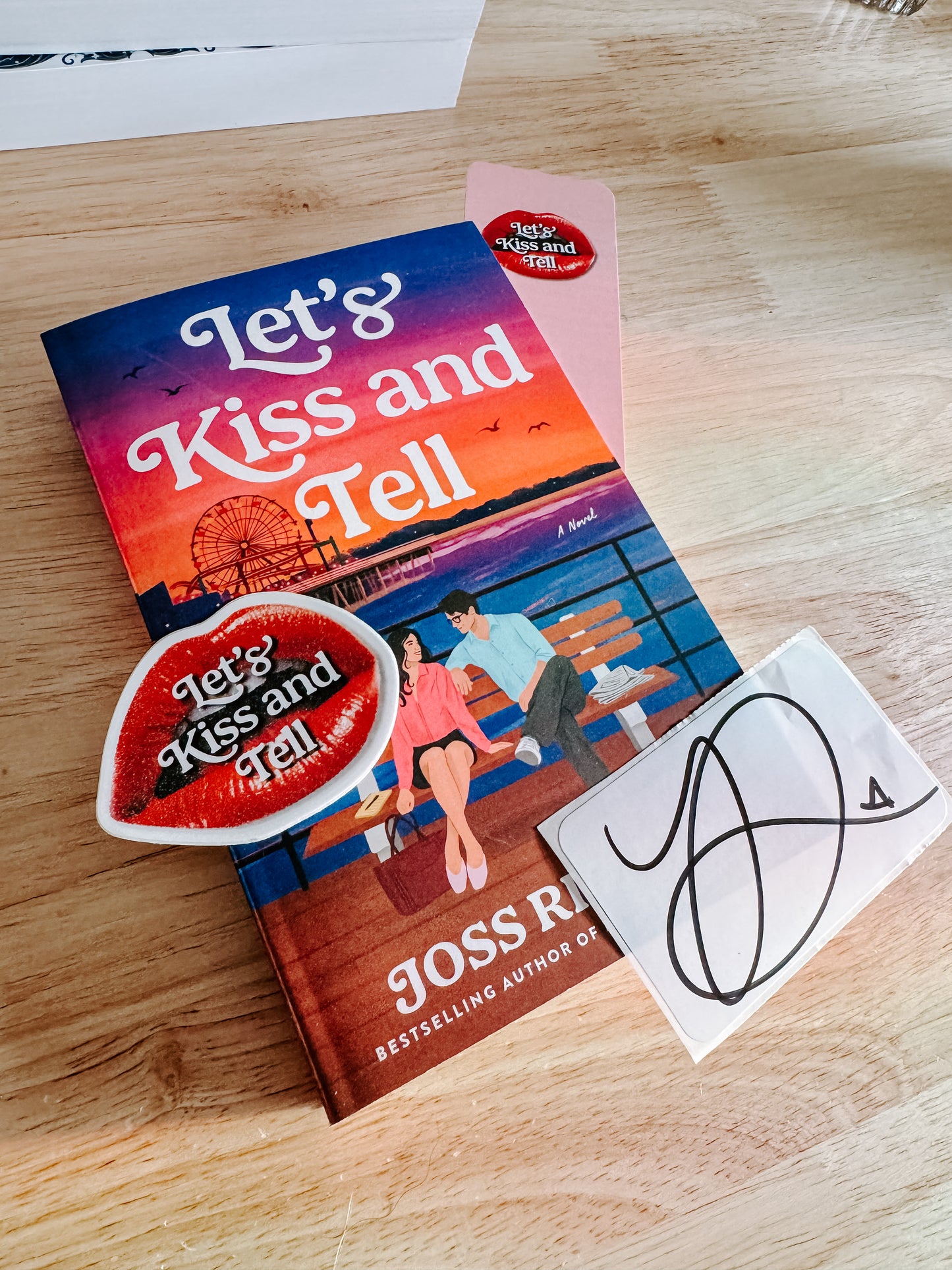 Let’s Kiss and Tell By: Joss Richard W/ SIGNED BOOKPLATE