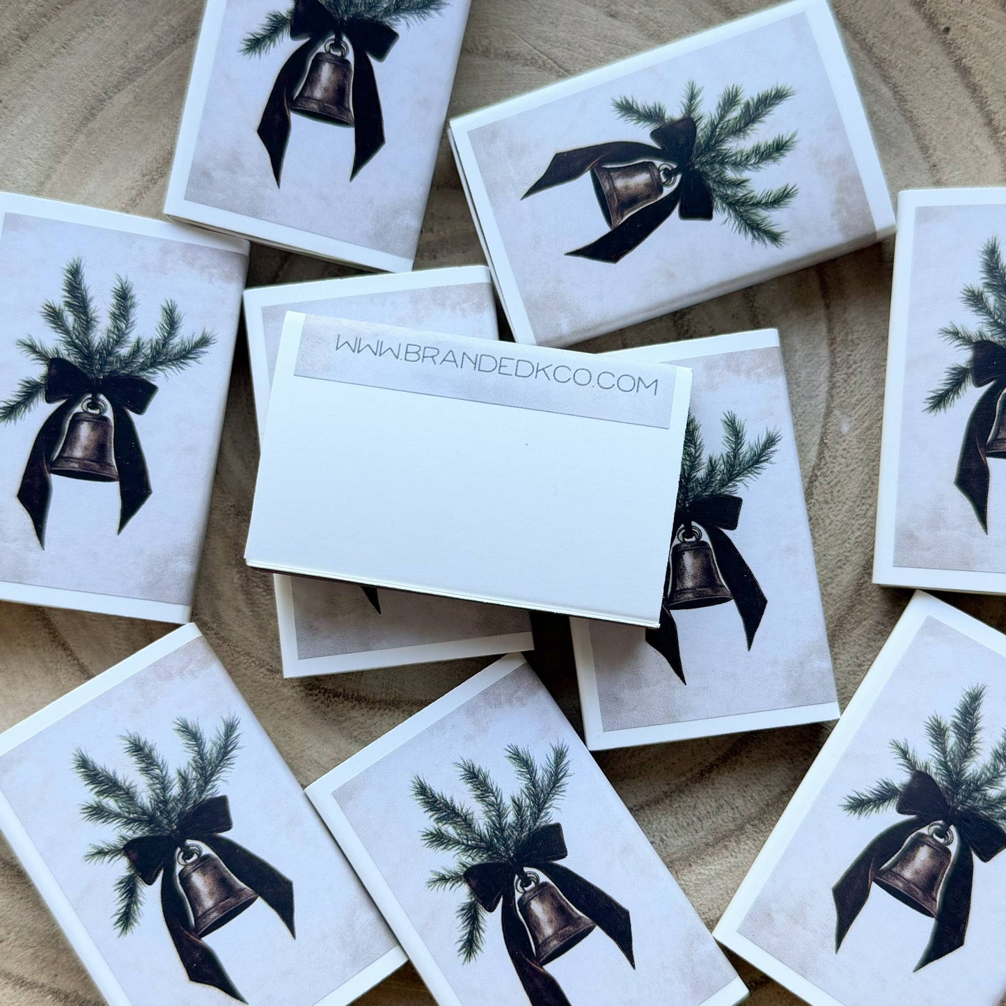 Velvet Christmas Bell Match Set