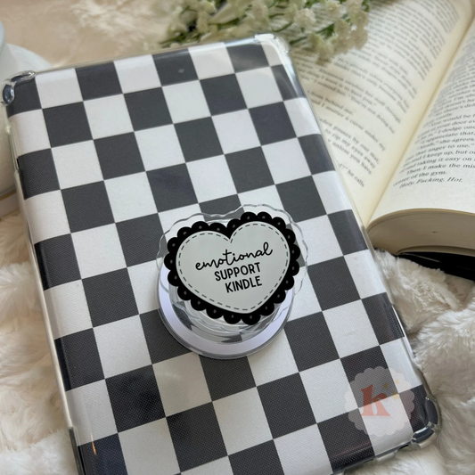 Emotional support kindle grip