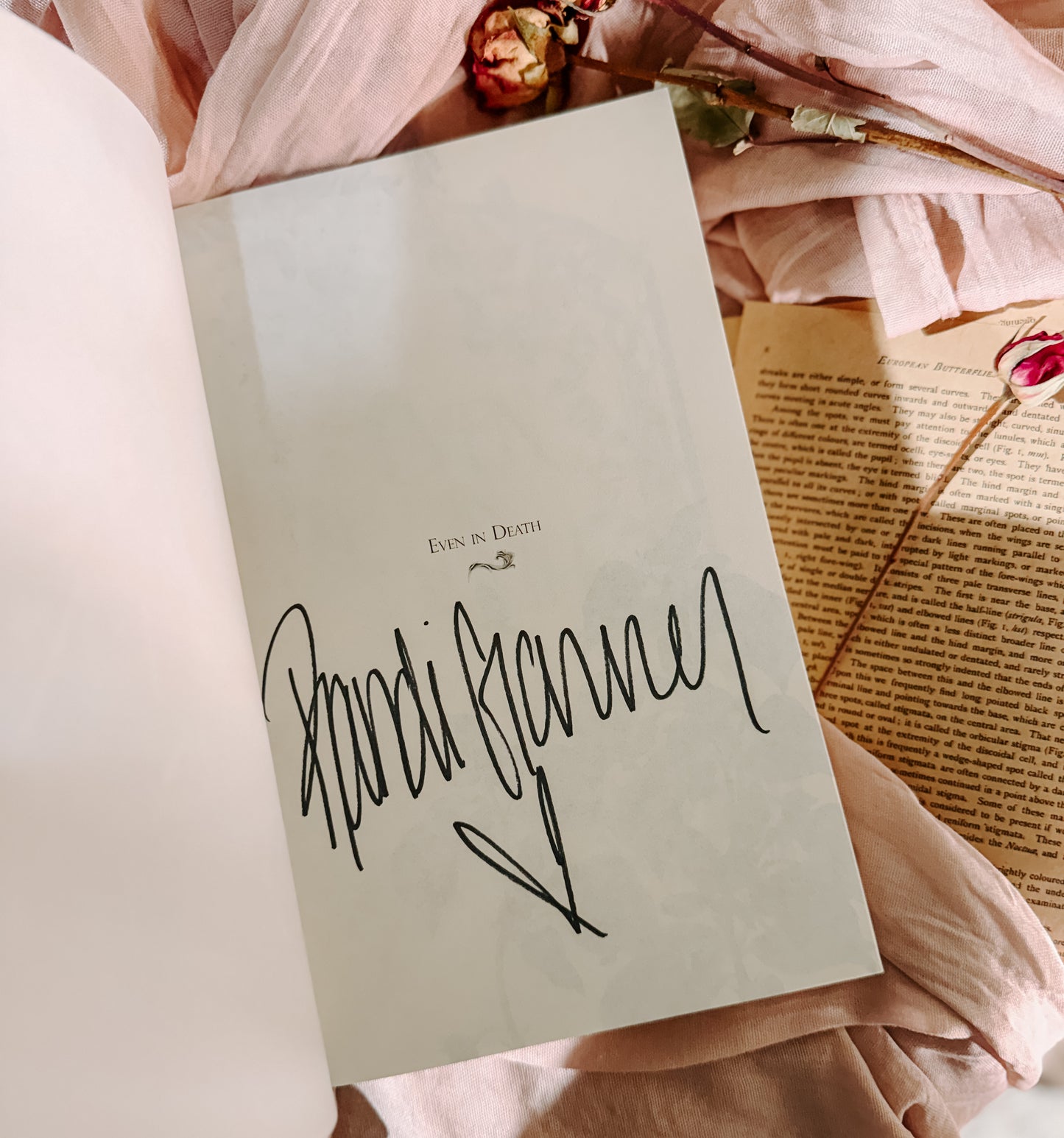 Even In Death By: Randi Garner SIGNED