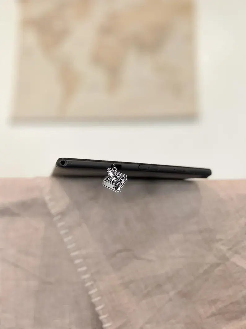 Black Book & Dagger Kindle Charm | USB-C Dust Plug