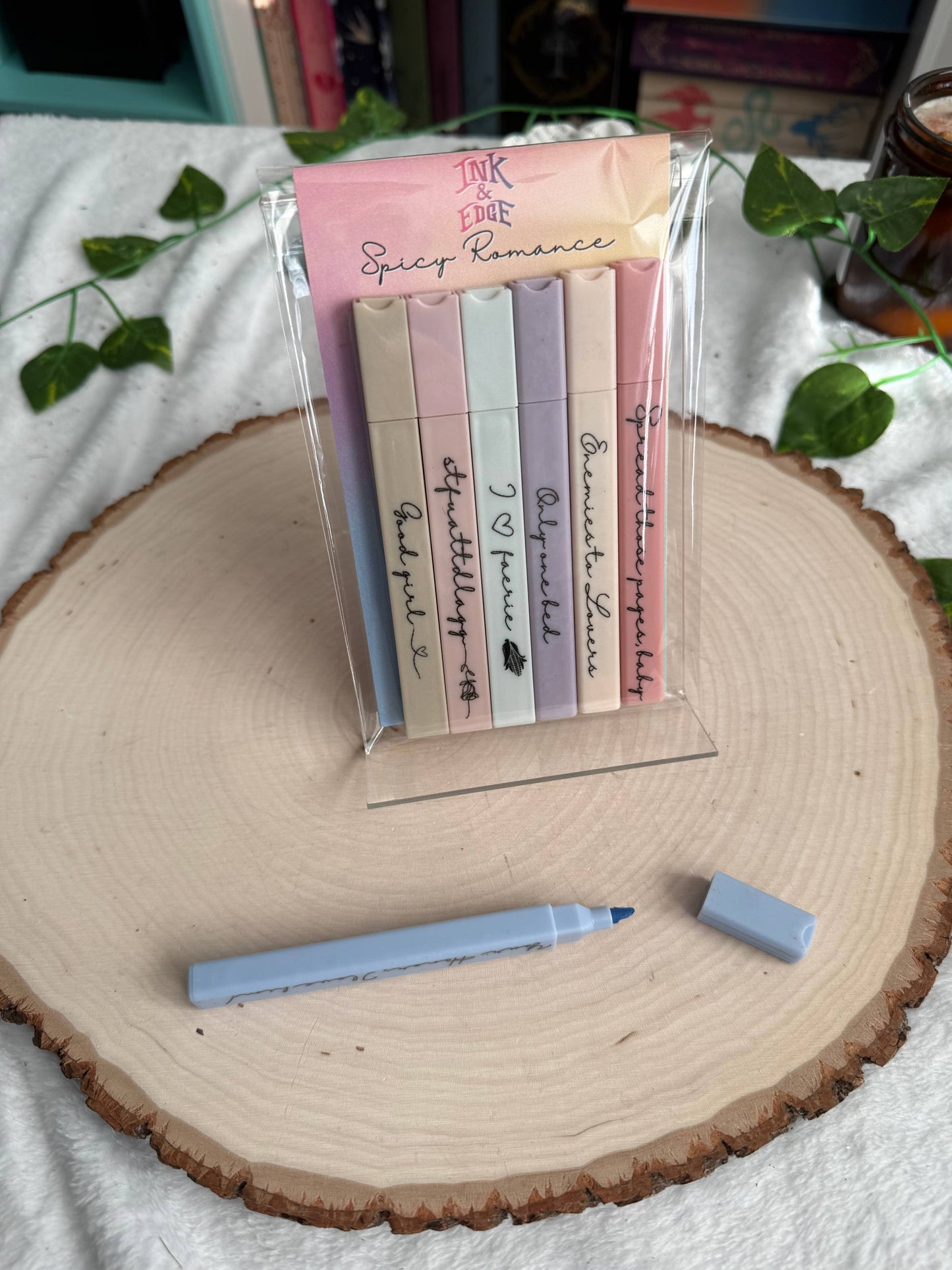 Spicy Romance Trope Highlighter Set | Bookish Annotation Highlighters (Pack of 6)