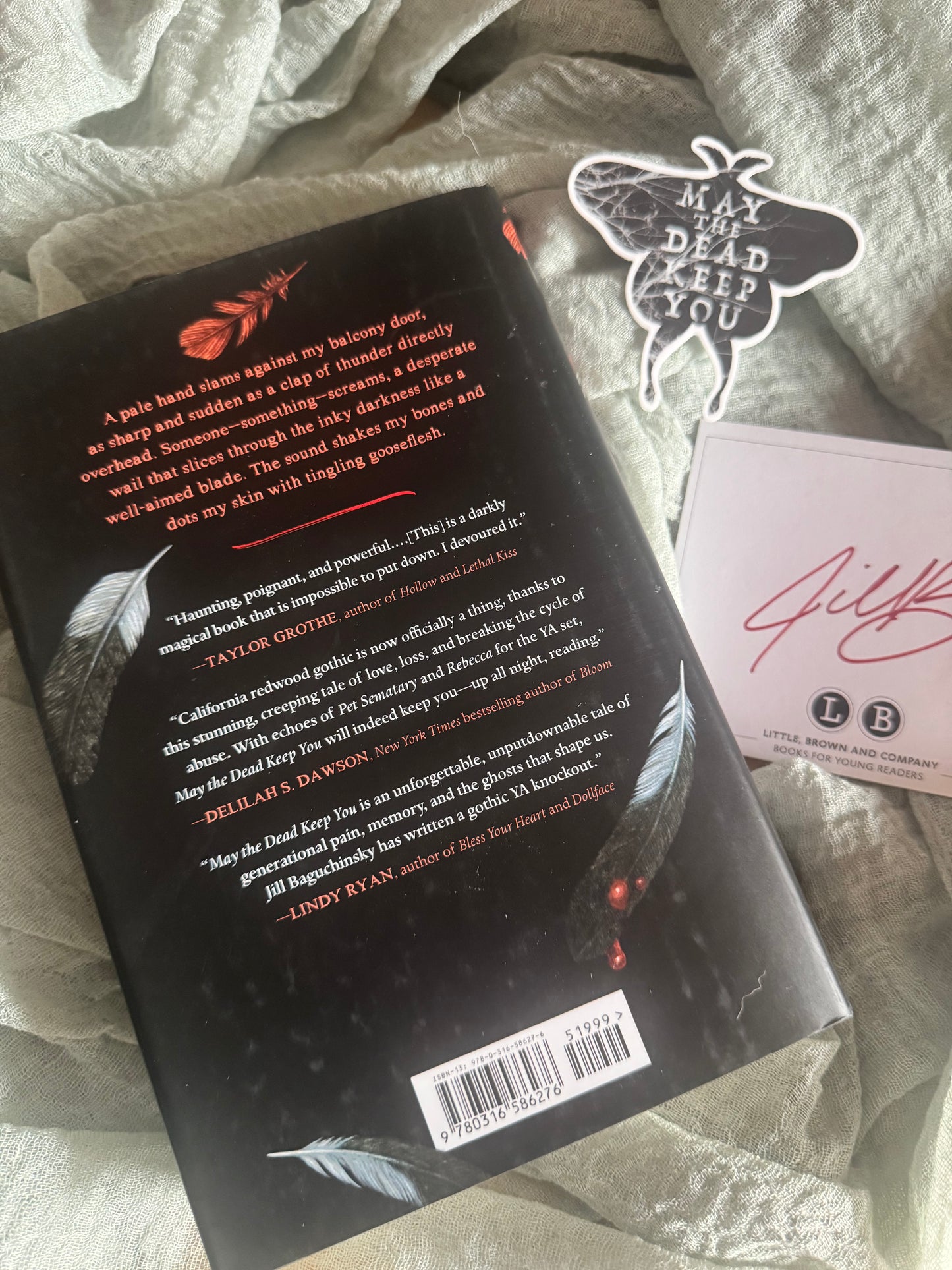 May The Dead Keep You by:Jill Baguchinsky W/ Signed bookplate