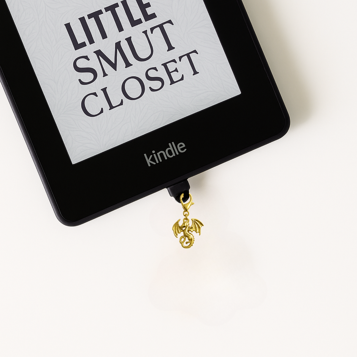 Golden Dragon Kindle Charm | USB-C Dust Plug