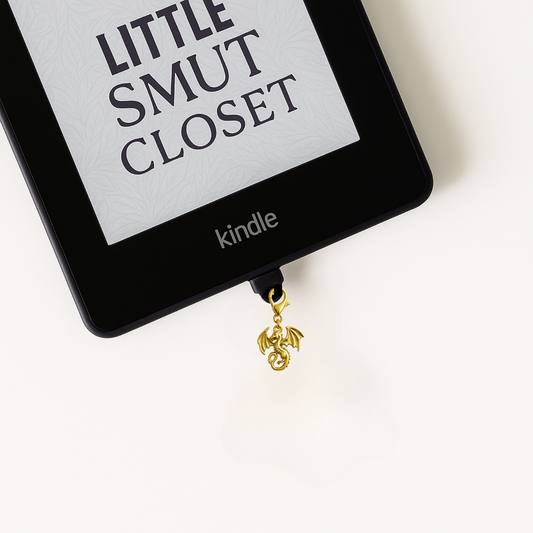 Golden Dragon Kindle Charm | USB-C Dust Plug