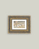 Geese Pond Framed Antique Art PREORDER