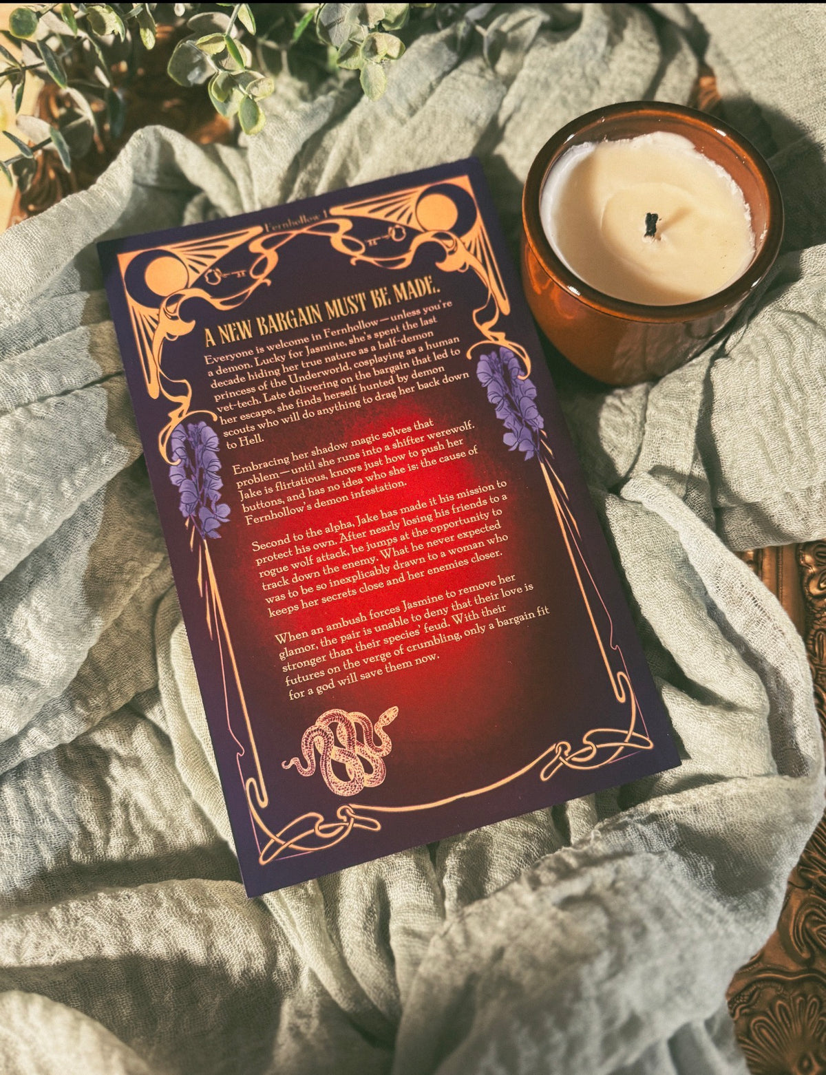 A Demons Bargain By: Courtney Corlew SIGNED W/ SWAG