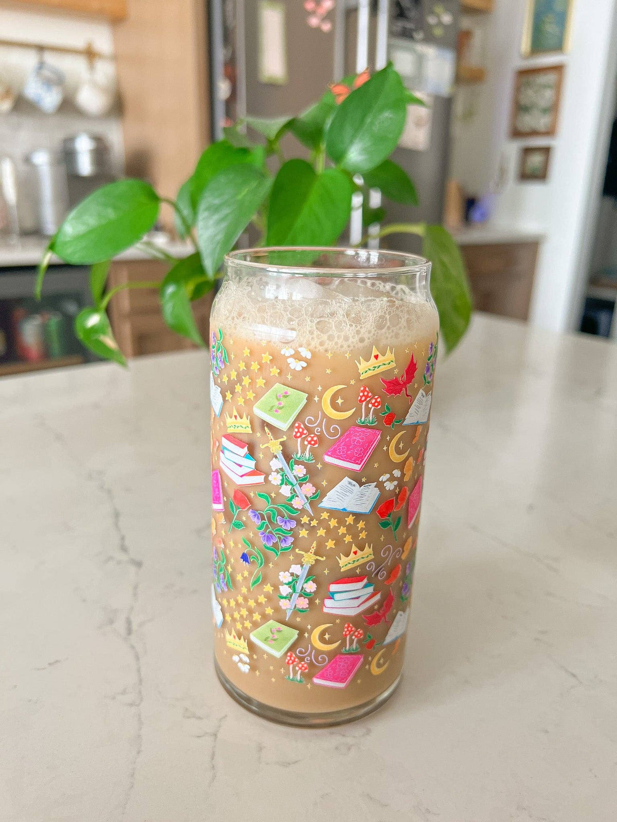 20oz Fantasy Book Glass Tumbler Set