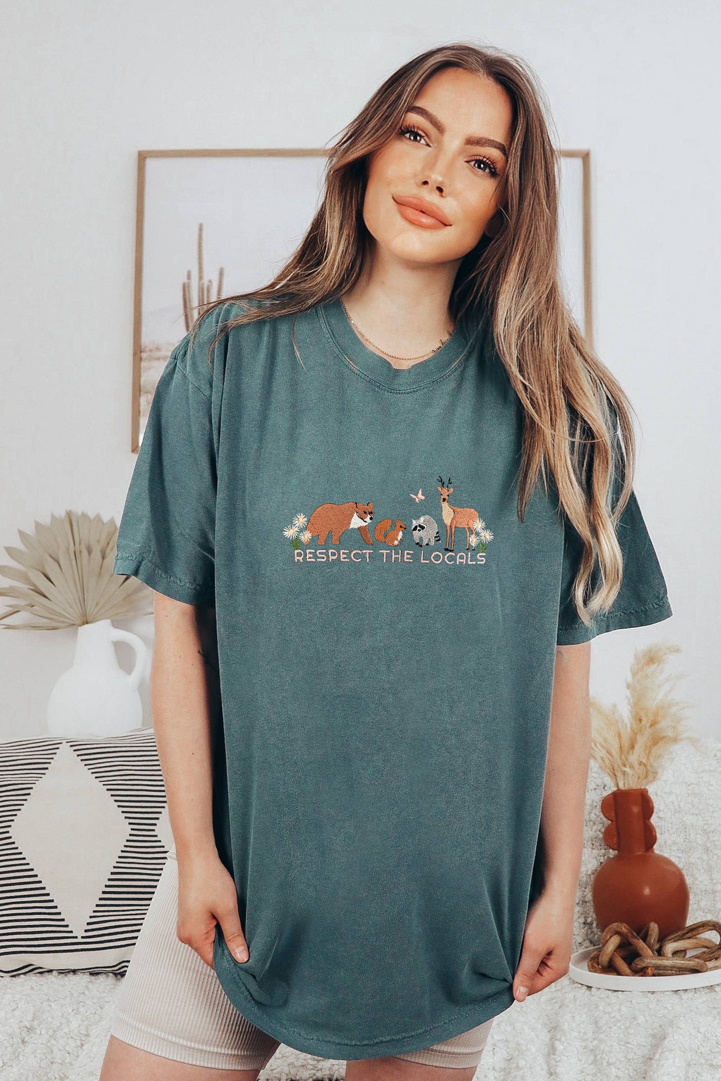 Respect the Locals Embroidered Wildlife Tee PREORDER