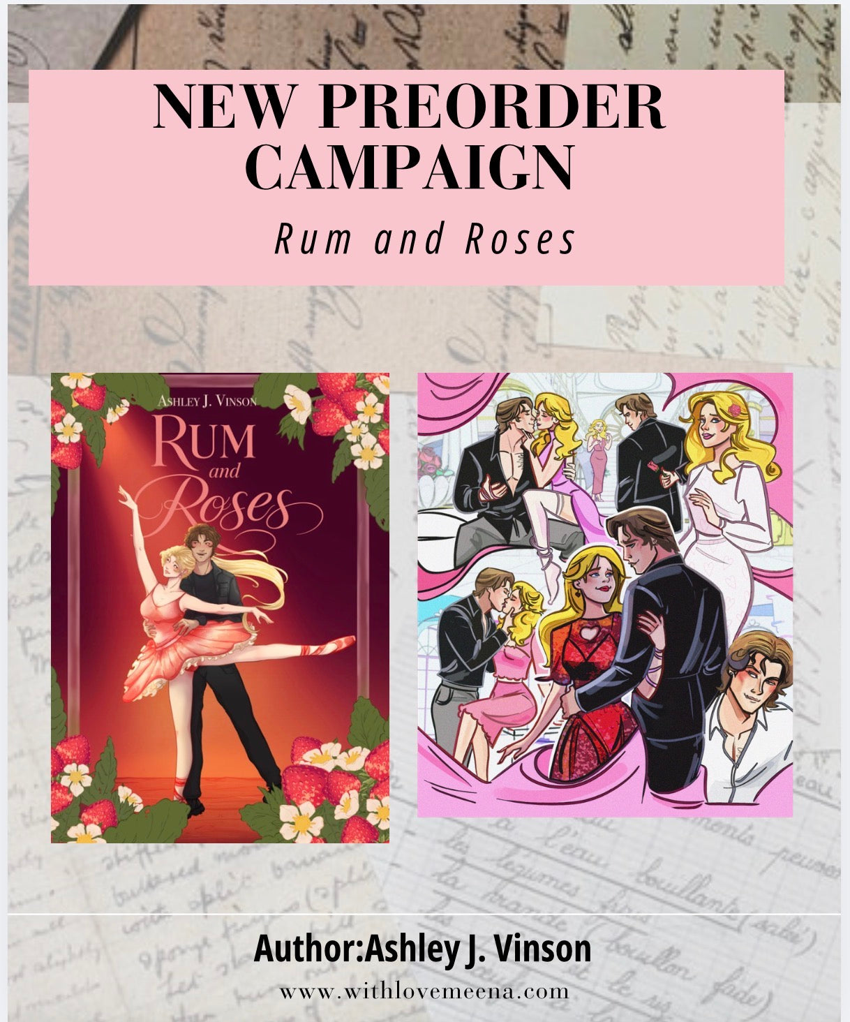 Rum & Roses By: Ashley J. Vinson SIGNED PREORDER