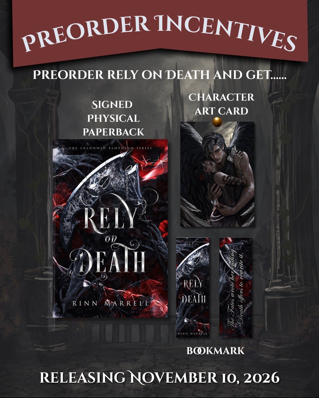 Rely On Death By: Rinn Marrell SIGNED PREORDER CAMPAIGN