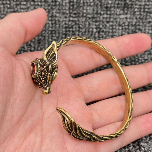 Enchanted Fox Cuff Bracelet Preorder