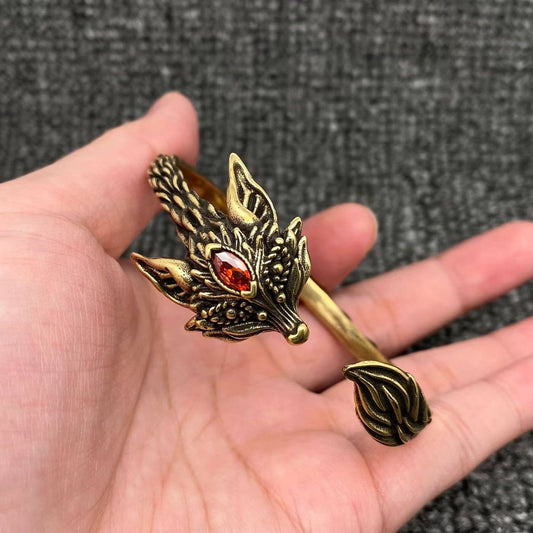 Enchanted Fox Cuff Bracelet Preorder