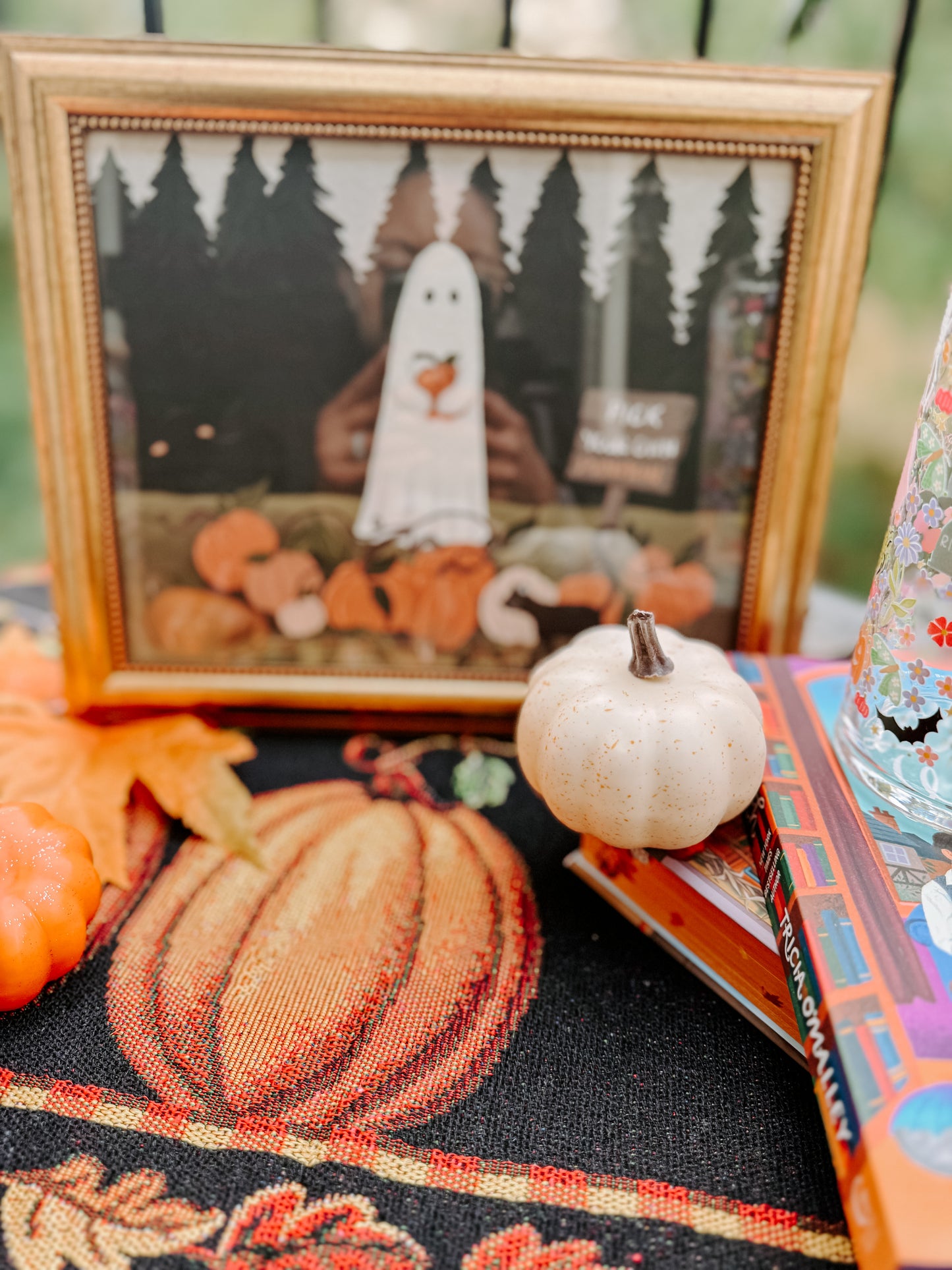 “Pick Your Own Pumpkin” Art Print with frame